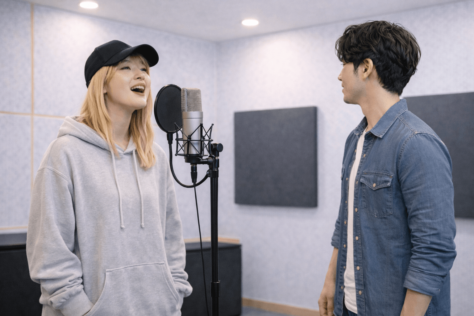 歌唱（自由曲）のレッスン風景